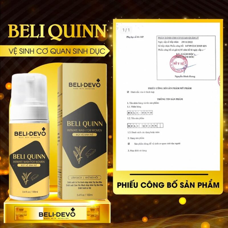 Dung dịch vệ sinh Beli BELI QUINN Beli Devo