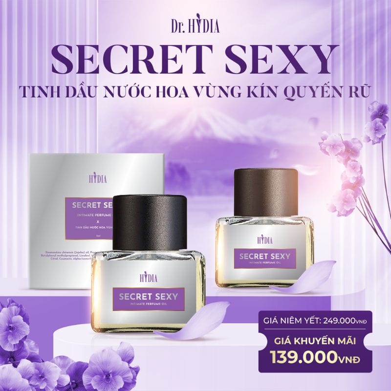 Tinh dầu thơm Secret Sexy Hydia