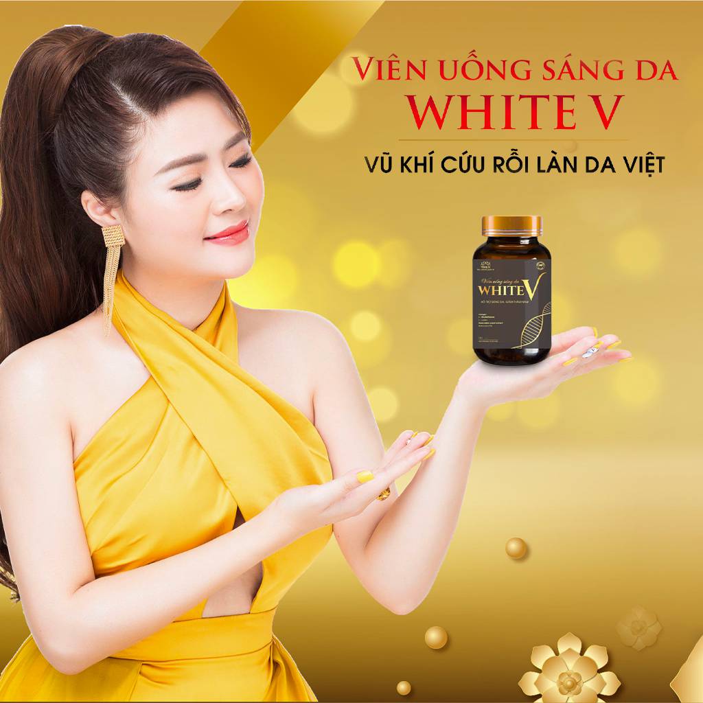 Viên uống sáng da – mờ nám White V