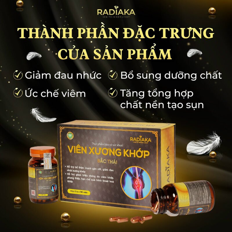 Viên xương khớp Bắc Thái Radiaka