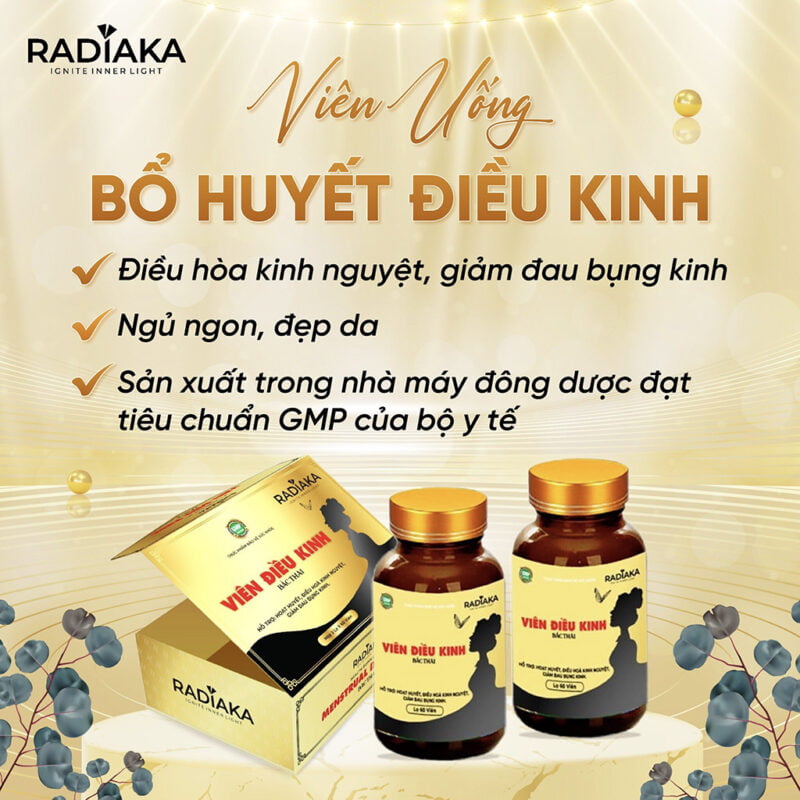 Viên điều kinh Bắc Thái Radiaka