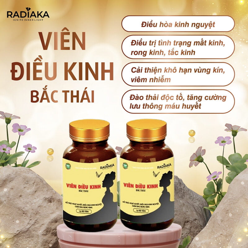 Viên điều kinh Bắc Thái Radiaka