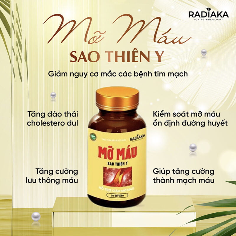 Viên uống mỡ máu Radiaka