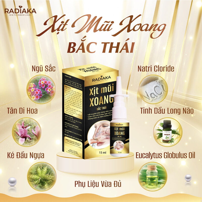 Xịt khoang mũi Bắc Thái (người lớn)