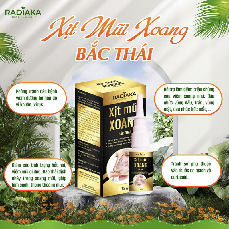 Xịt khoang mũi Bắc Thái (người lớn)