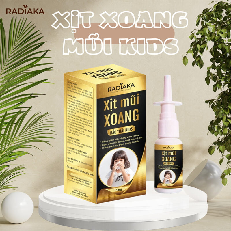 Xịt mũi xoang Bắc Thái Kids